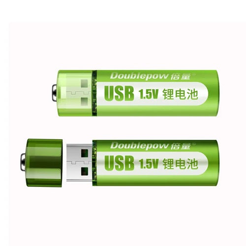 PAR DE PILAS RECARGABLES USB - AA 🔥